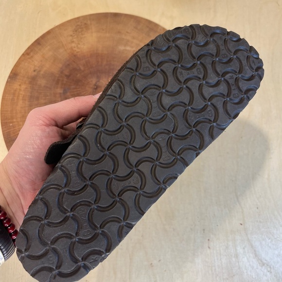 *Birkenstock | SINGLE RIGHT Boston Clogs in Brown Suede Size 40/9 Narrow - Picture 9 of 11